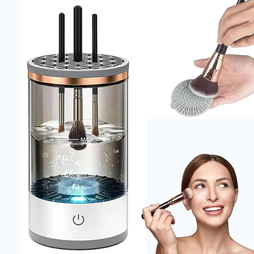 đïž Electric Cosmetic Brush Cleaner â Deep Clean & Dry in Seconds! đ