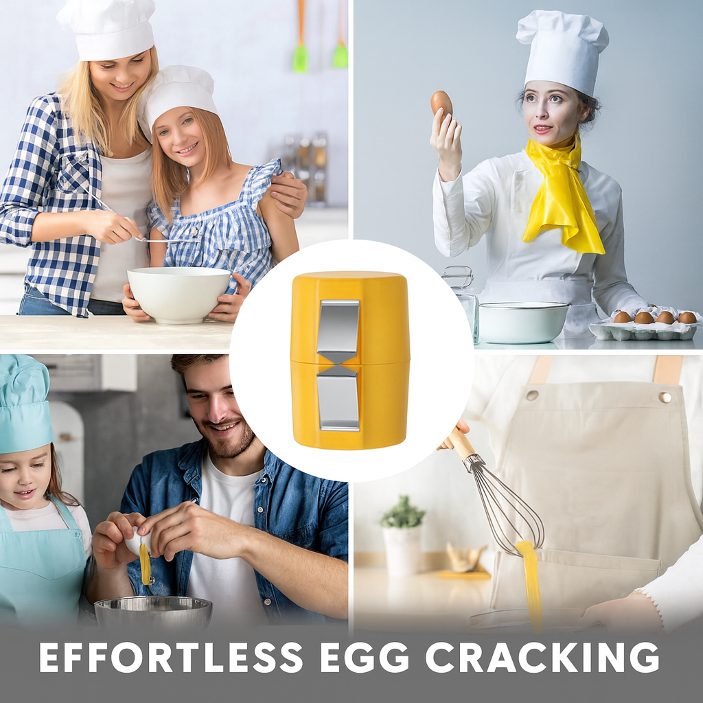 Egg Shell Opener – No-Mess Cracking + Buy 1 Get 1 FREE