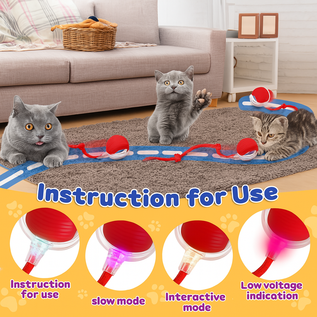 🎾 GlowRoll™ – The Ultimate USB Pet Play Ball