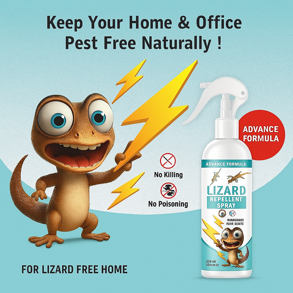 Lizard Repellent for Home Spray Pest Control 250ML (Pack of 2)