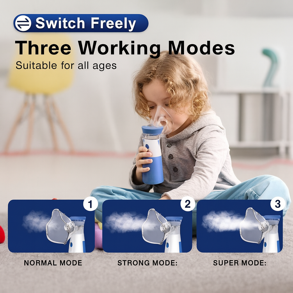 🌿 PureBreath™ Cloud Therapy Device – Gentle Mist Care for Kids & Adults