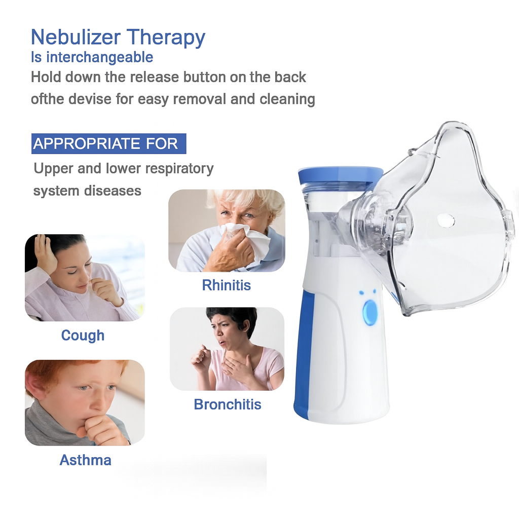 🌿 PureBreath™ Cloud Therapy Device – Gentle Mist Care for Kids & Adults