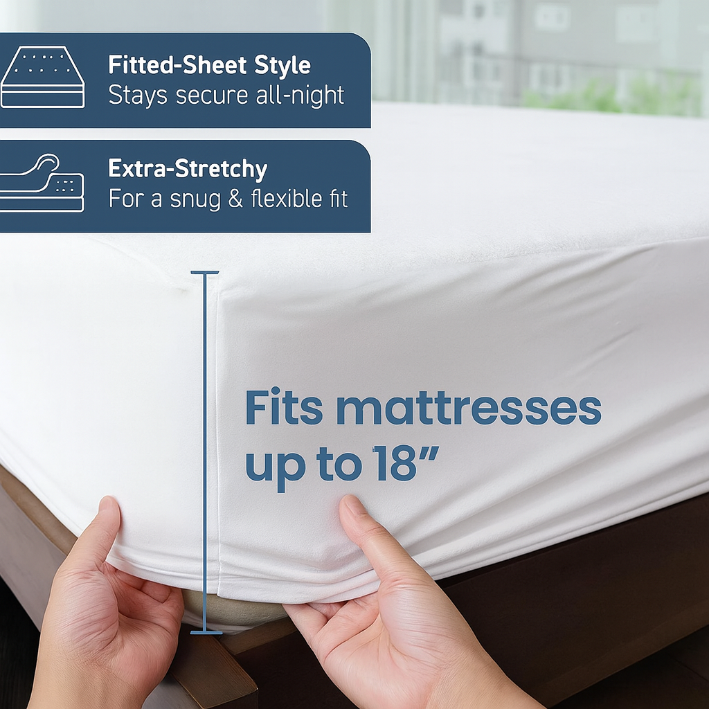 💫  CloudGuard™ Sleep Barrier – Soft, Silent & Spill-Proof Comfort