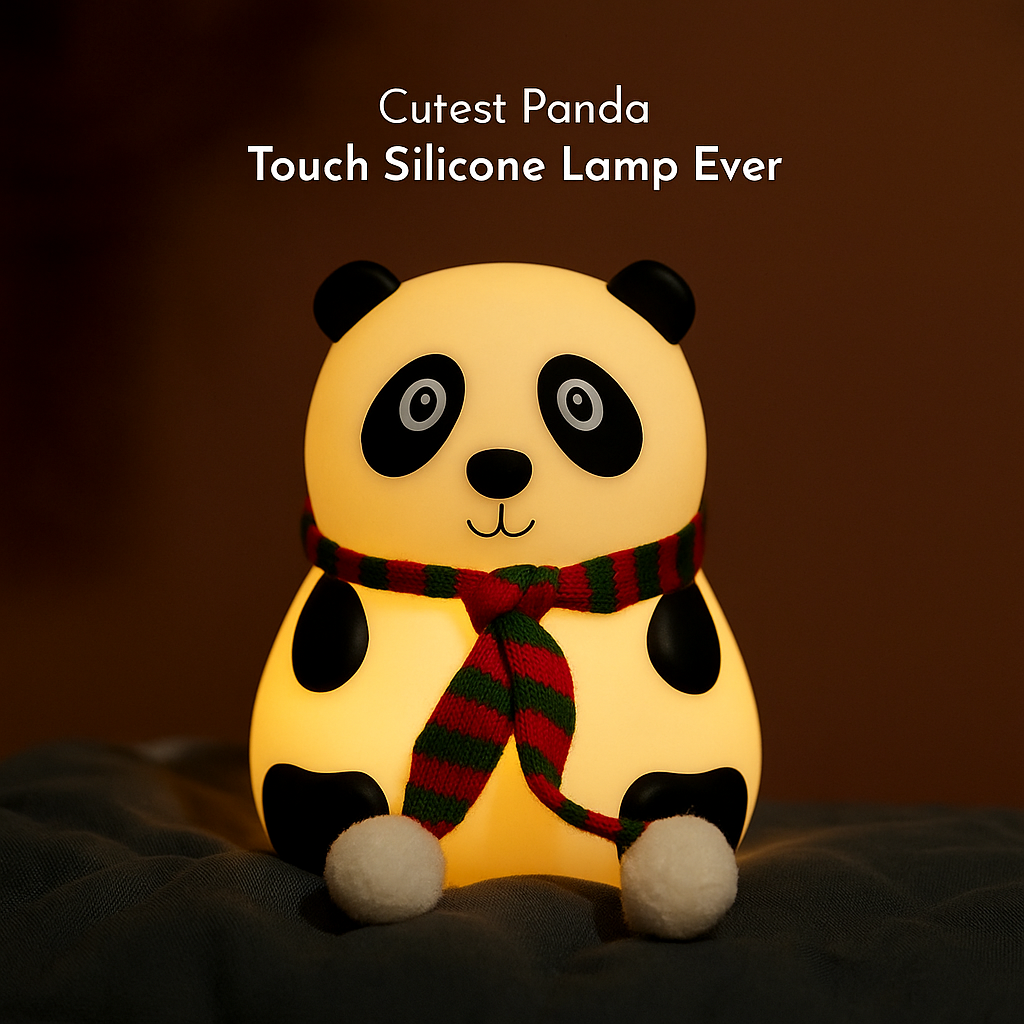 🌙🐼 Panda Glow Light – Rechargeable & Cozy Night Lamp ✨