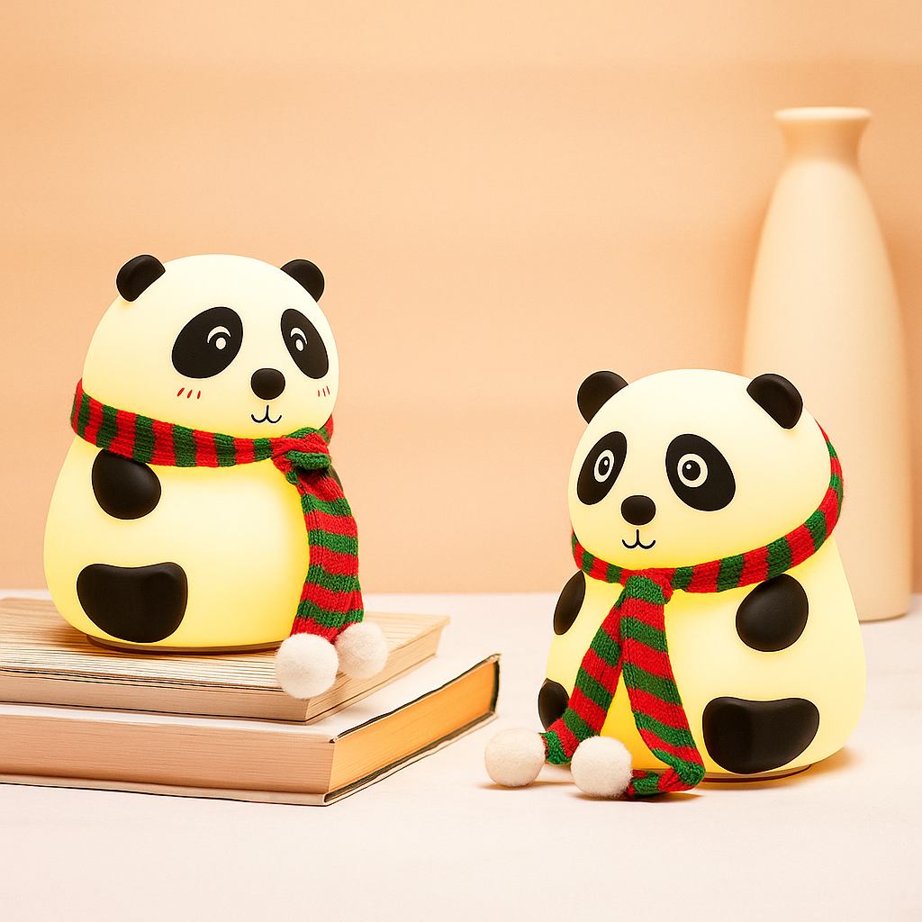 🌙🐼 Panda Glow Light – Rechargeable & Cozy Night Lamp ✨