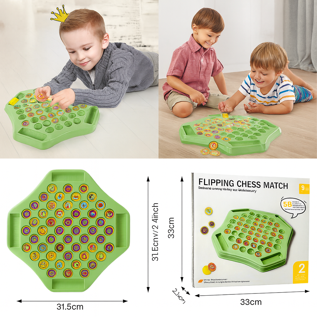 🐵 FlipMatch™ – Fun Animal & Fruit Memory Game for Kids 🧠✨