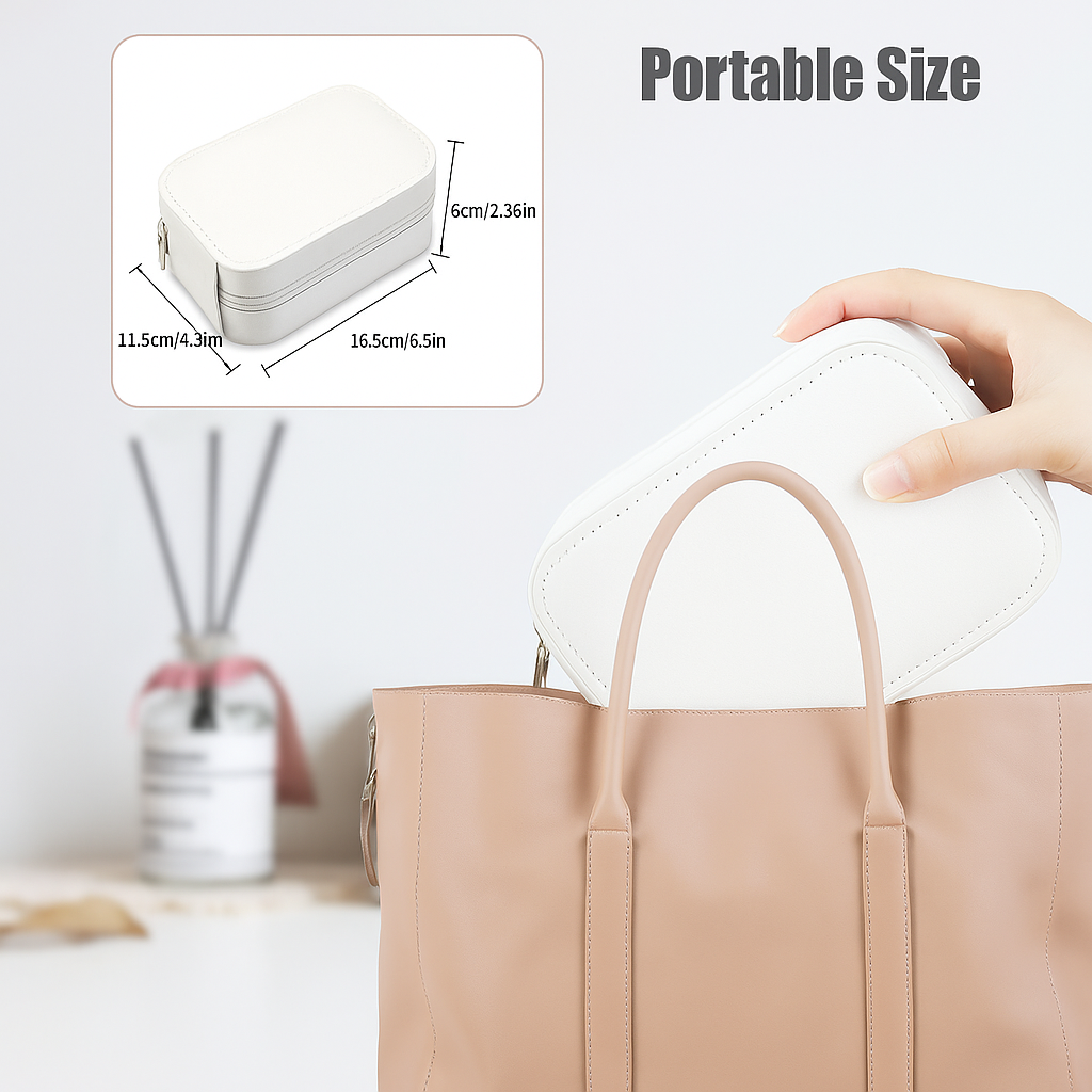 GlowGo™ Compact Makeup Vanity With LED Mirror