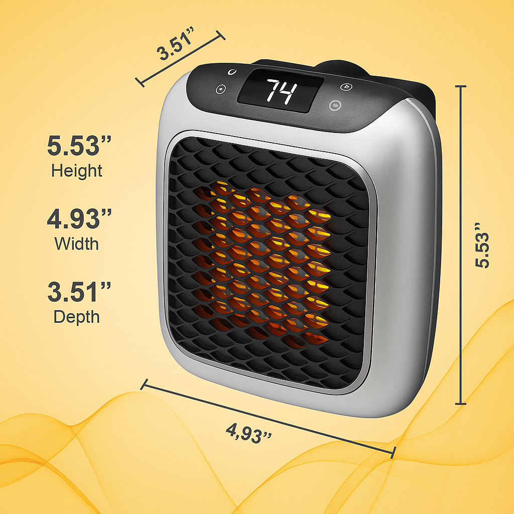 💤 Sleep Warm. Save Space. Stay Cozy All Winter with the Mini Handy Wall Heater. ❄️