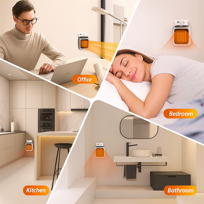 💤 Sleep Warm. Save Space. Stay Cozy All Winter with the Mini Handy Wall Heater. ❄️