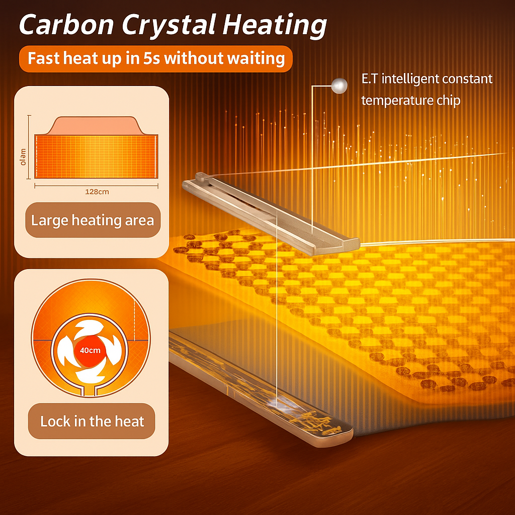 ❄️ CozyZone™ Desk Companion – Your Personal Winter Comfort Zone