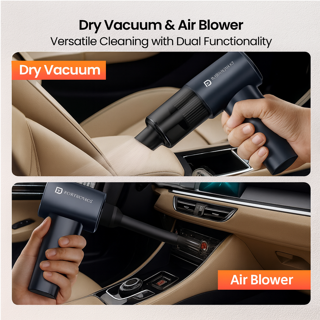 🚗💨 Wireless Car Vacuum – Super Suction & Cordless