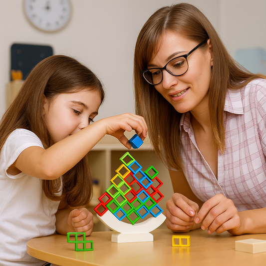 🧩 Tricky Tower Balance Blocks – Educational Stacking Game for Kids
