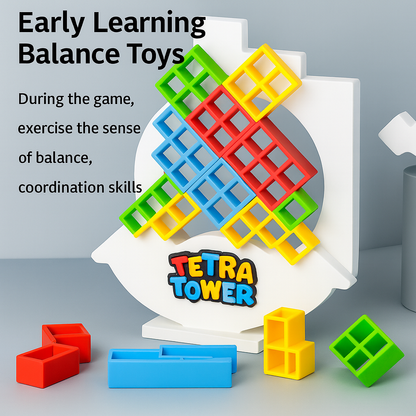 🧩 Tricky Tower Balance Blocks – Educational Stacking Game for Kids