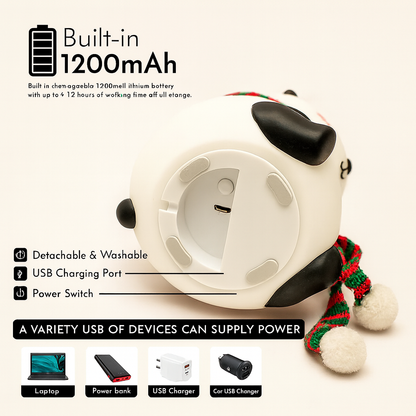 🌙🐼 Panda Glow Light – Rechargeable & Cozy Night Lamp ✨