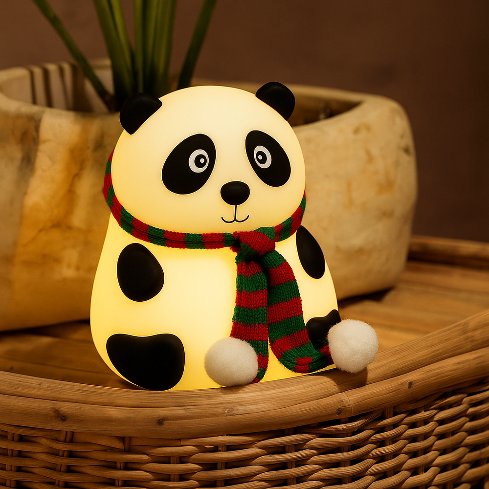 🌙🐼 Panda Glow Light – Rechargeable & Cozy Night Lamp ✨